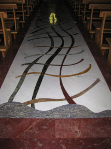 ST ANDREW'S CHURCH BISCEGLIE (BT) , MARBLE FLOOR WITH PRECIOUS MARBLES AND LUXURIOUS